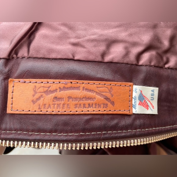 VINTAGE East West Musical Instruments, SF Leather Garment Jacket - Picture 6 of 7